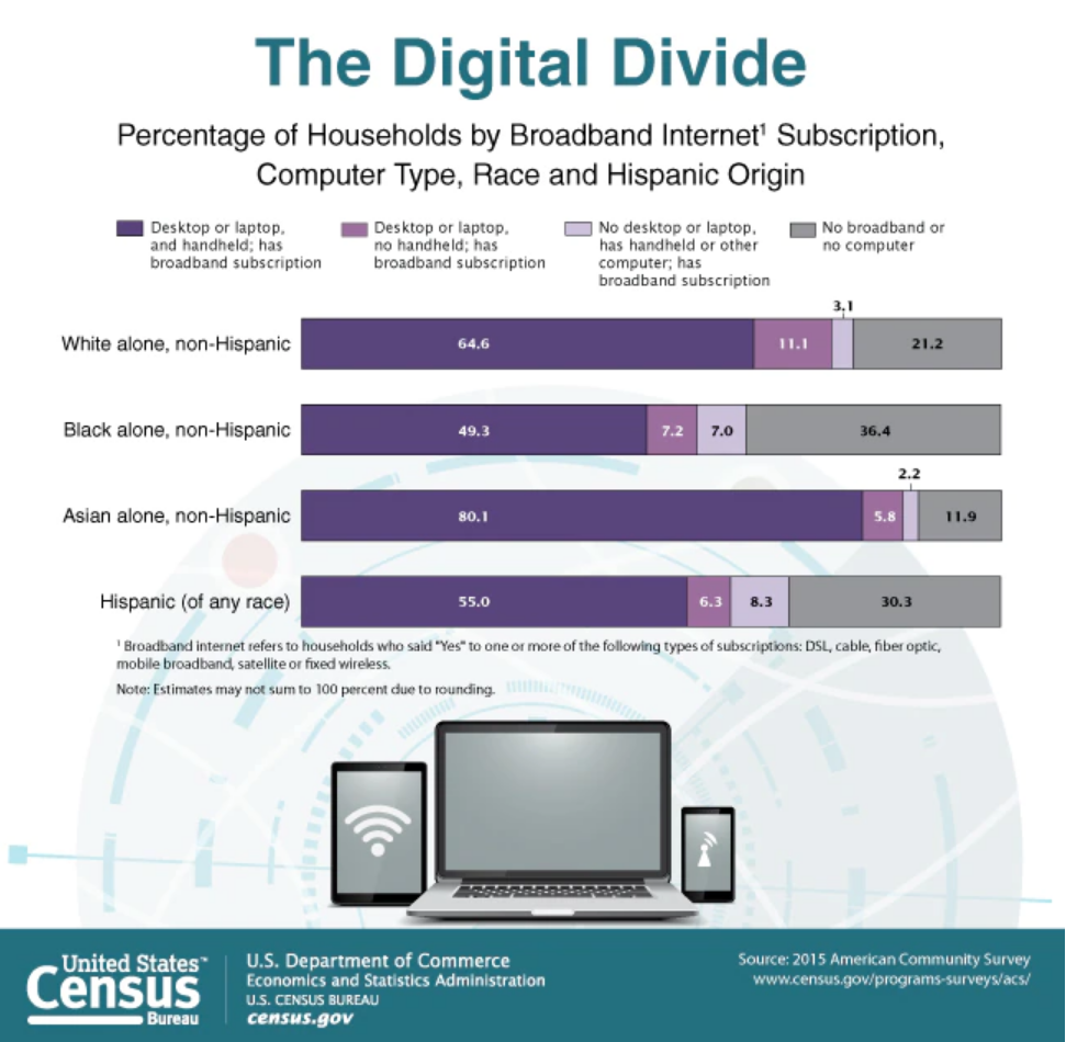 ACS Digital Divide by Race